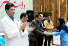 برگزاری مراسم گرامیداشت روز پرستار با حضور مسئولین استانی در بیمارستان