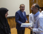 تجلیل از زحمات و خدمات دکتر سبزواری ، فوق تخصص بیماریهای کلیه ، فشار خون و پیوند