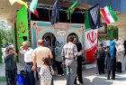 برپایی موکب غدیر در محوطه بیمارستان امام خمینی(ره) اردبیل