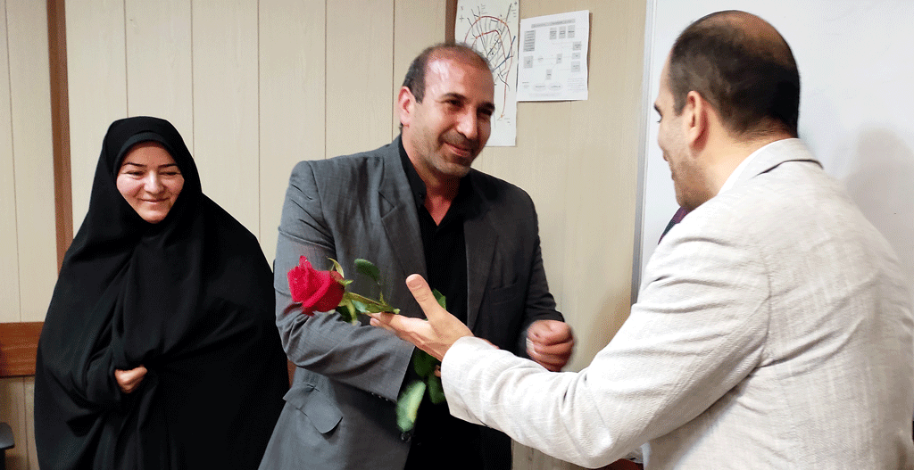 تجلیل از مسئول و پرسنل حراست بیمارستان امام خمینی(ره) اردبیل