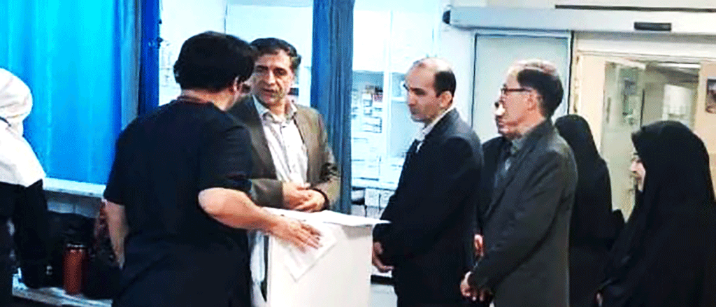 بازدید مدیر کل مرکز نظارت و اعتباربخشی امور درمان وزارت بهداشت از بیمارستان امام خمینی(ره) اردبیل