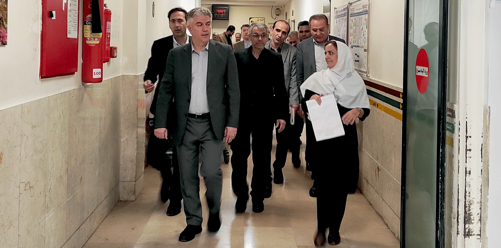 بازدید معاون وزیر بهداشت از بیمارستان