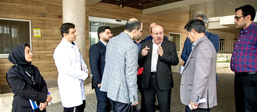 بازدید رئیس مرکز توسعه سازمان و تحول اداری وزارت بهداشت از بیمارستان