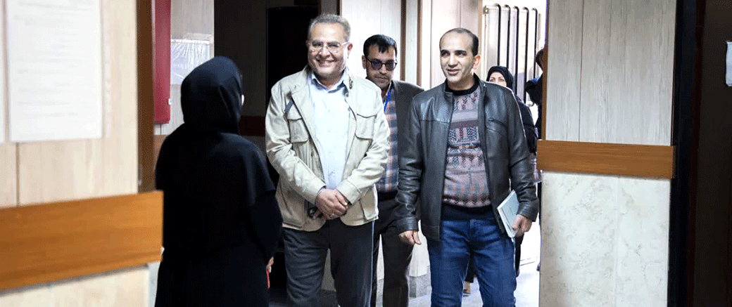 بازدید رئیس دانشگاه از بخش های مختلف بیمارستان امام خمینی(ره) اردبیل