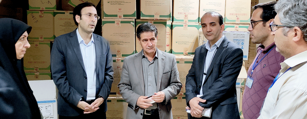 بازدید معاونین دانشگاه از بیمارستان