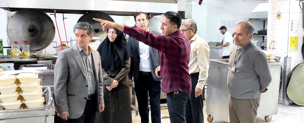 بازدید معاونین دانشگاه از بیمارستان