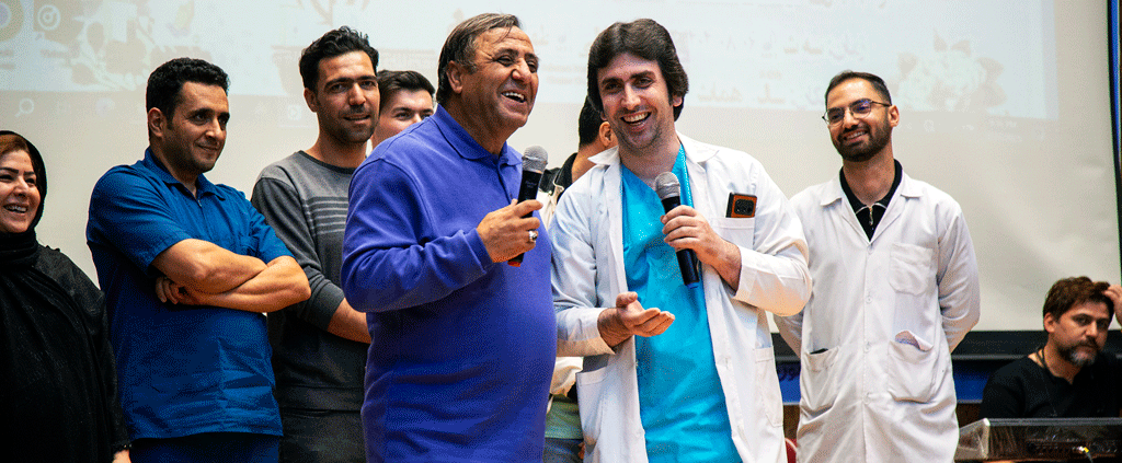 برگزاری مراسم گرامیداشت روز پرستار در بیمارستان