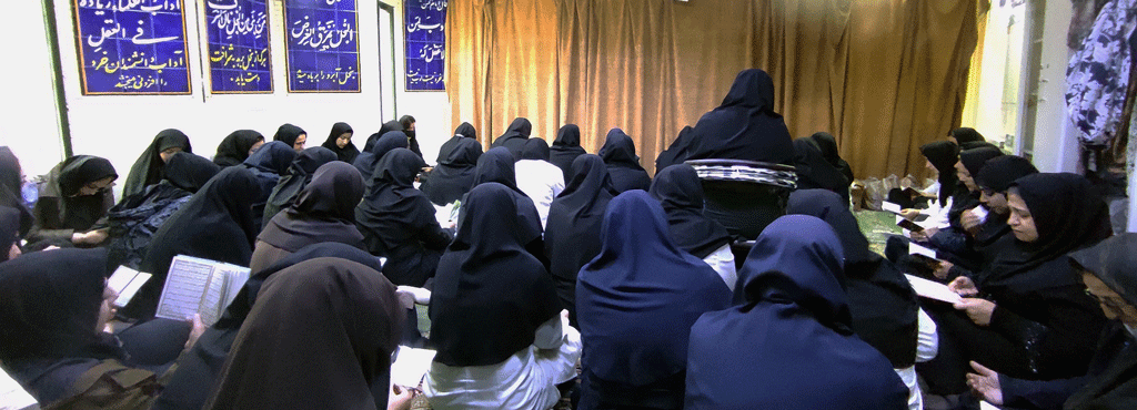 برگزاری مراسم عزاداری و قرائت دعای پرفیض زیارت عاشورا در سالروز شهادت حضرت فاطمه زهرا(س)