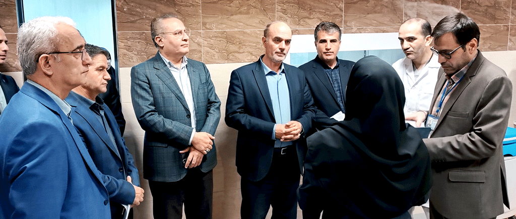 بازدید مدیرکل دیوان محاسبات استان از پروژه های عمرانی بیمارستان