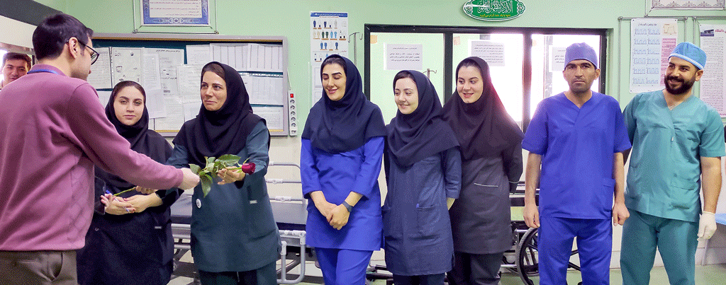 تجلیل از همکاران اتاق عمل به مناسبت روز جهانی اتاق عمل