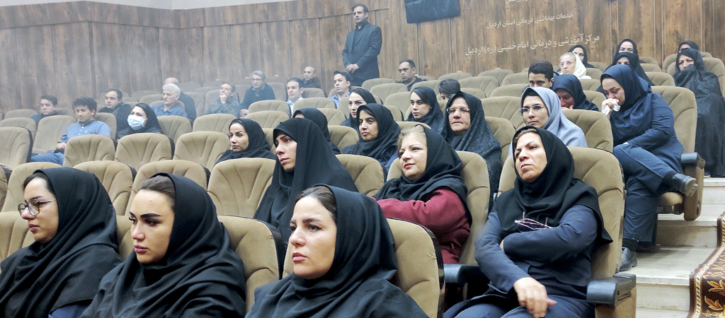 برگزاری مراسم سوگواری شهادت حضرت فاطمه زهرا(س) در سالن همایش بیمارستان