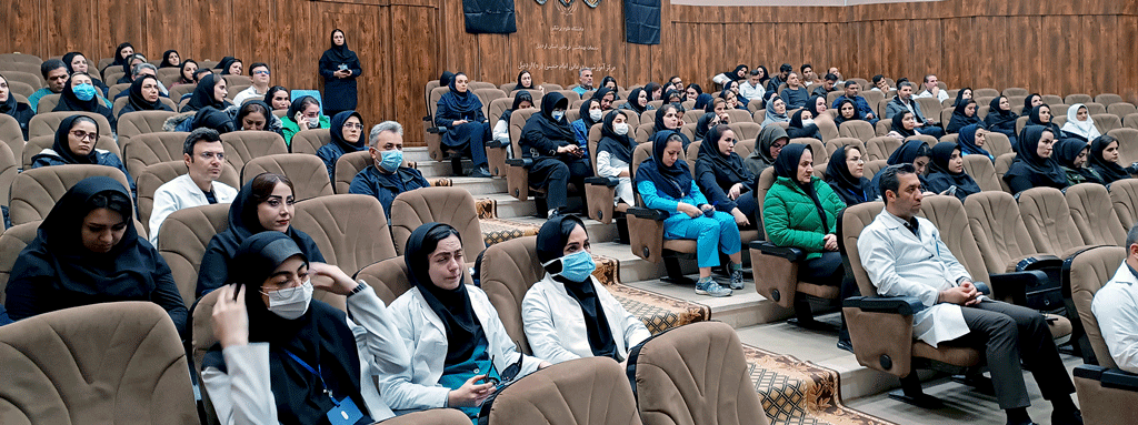 برگزاری کارگاه مخاطرات ارگونومیک و پیشگیری از آسیب های محیط کار در سالن همایش بیمارستان