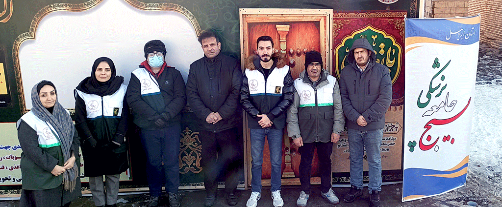 برپایی موکب درمانی و سلامت در محل پیاده راه عالی قاپو