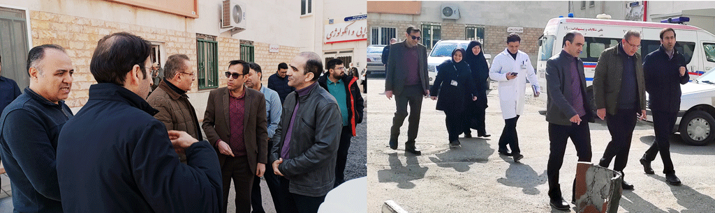 بازدید مسعود امامی یگانه استاندار اردبیل از بیمارستان امام خمینی(ره) اردبیل