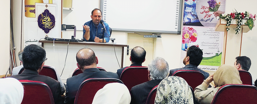 برگزاری مراسم گرامیداشت روز کارگر در بیمارستان امام خمینی(ره) اردبیل