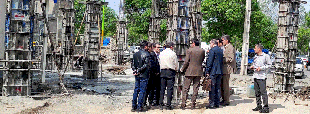 بازدید از پروژه احداث پاویون دانشجویی بیمارستان امام خمینی(ره) اردبیل