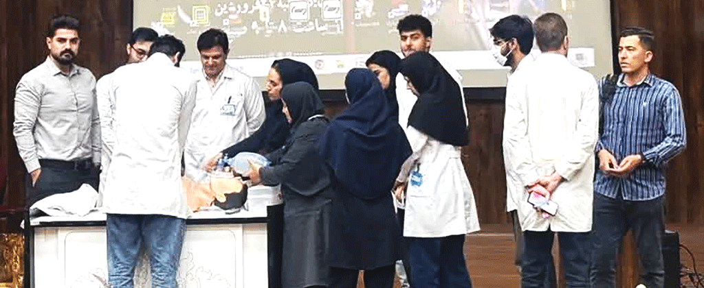 برگزاری کارگاه احیای قلبی ،ریوی پایه در بیمارستان امام خمینی(ره) اردبیل