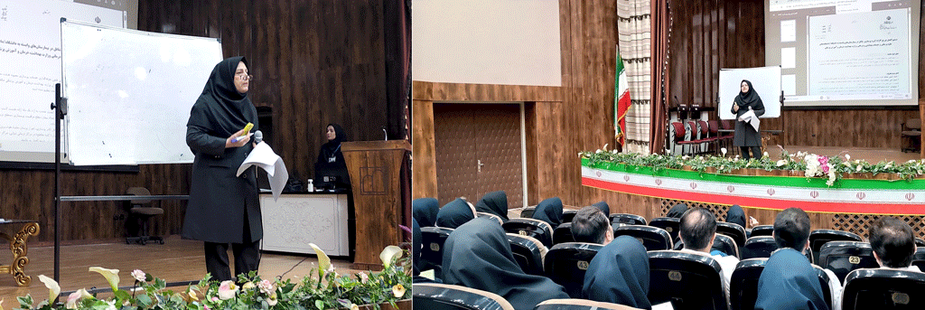 برگزاری کارگاه آموزشی با عنوان نحوه توزیع عادلانه کارانه در سالن همایش بیمارستان امام خمینی(ره) اردبیل