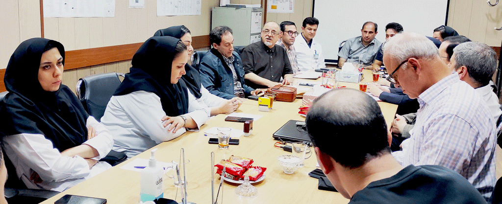 برگزاری جلسه بدمنیجر با مدیران گروههای تخصصی بیمارستان امام خمینی(ره) اردبیل