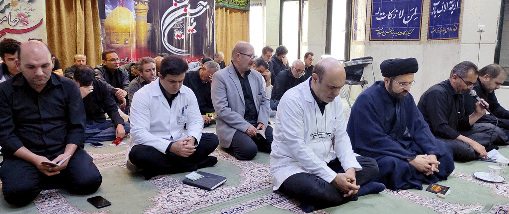برگزاری مراسم پرفیض دعای زیارت عاشورا و عزاداری بمناسبت ایام سوگواری محرم و صفر
