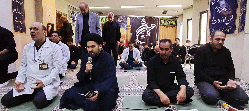 برگزاری مراسم پرفیض دعای زیارت عاشورا و عزاداری بمناسبت ایام سوگواری محرم و صفر