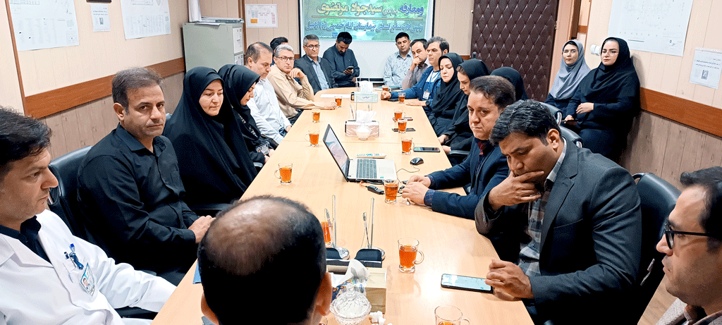 برگزاری آئین تکریم و معارفه رئیس اداره منابع انسانی بیمارستان امام خمینی(ره) اردبیل