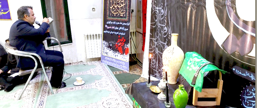 برگزاری مراسم عزاداری و سفره احسان بمناسبت شهادت حضرت رقیه(س) در بیمارستان امام خمینی(ره) اردبیل