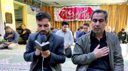 مراسم عزاداری و قرائت دعای پرفیض زیارت عاشورا