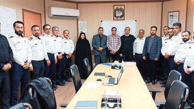 تجلیل از کادر حراست و حفاظت فیزیکی بیمارستان امام خمینی(ره) اردبیل